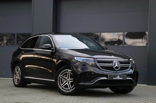 Mercedes EQC 400 4MATIC |AMG| Premium Plus 80 kWh AdaptivCruise Opendak Sportzetels Leder/Alcantara BurmesterAudio Led 102000KM BJ2021