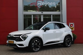 Kia Sportage 1.6 T-GDi 265PK Plug-in Hybrid AWD GT-PLUS Line | PANORAMISCH SCHUIF / KANTELDAK | 360° CAMERA | 19"GT-LINE VELGEN | ZWARTE HEMELBEKLEDING | MATRIX LED KOPLAMPEN | INTELLIGENT KOPLAMPSYSTEEM (FLS)| TRIPLE ZONE CLIMATE CONTROL | LEDERENBEKLEDING | STOEL VERWARMING/ VENTILATIE | STUUR VERWARMING | ACHTERBANK VERWARMING |  DODEHOEKASSITENTIE (BCA)|