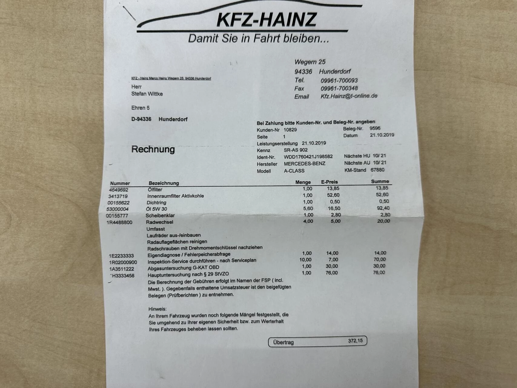 Hoofdafbeelding Mercedes-Benz A-Klasse