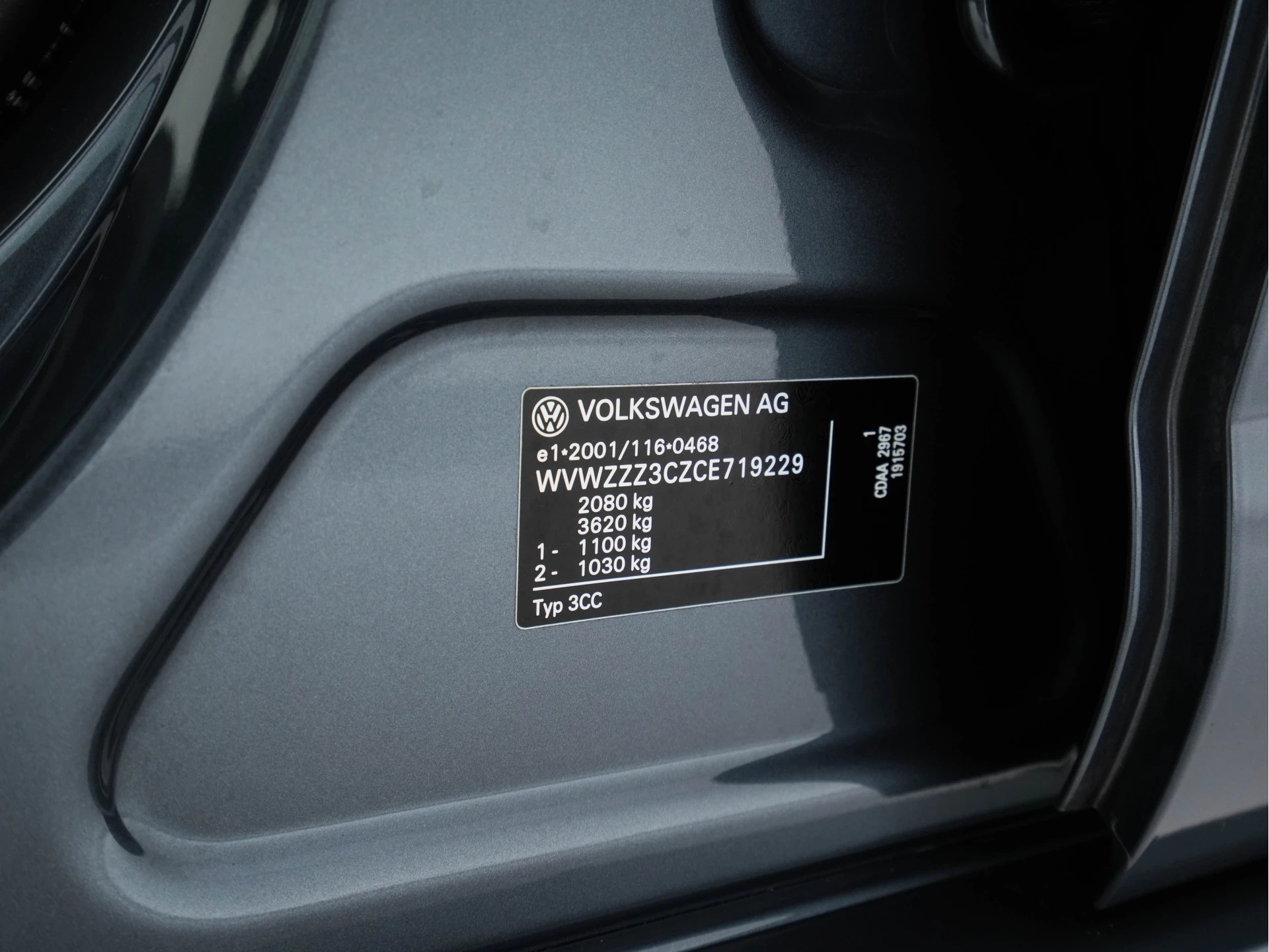 Hoofdafbeelding Volkswagen CC