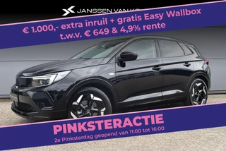 Opel Grandland 1.6 Turbo Plug-In Hybrid 4x4 GSe Lederen Bekleding Automatische Achterklep Navigatie 19 Inch Velgen 360 Camera cruise control adaptief