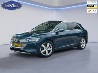 Audi E-tron 55 quattro 408 pk Business edition Plus 95 kWh, panoramadak, leder, trekhaak, 1 e eigenaar, NL auto met nap