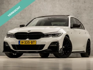 BMW 3 Serie 330i High Executive M Sport 259Pk Automaat (SCHUIFDAK, M PAKKET, HEAD-UP DISPLAY, LASER KOPLAMPEN, CARBON INLEG, HARMAN/KARDON, LEDER/ALCANTARA, APPLE CARPLAY, STUUR/STOELVERWARMING, NIEUWSTAAT)