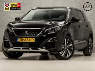 Peugeot 5008 1.2 PureTech GT-Line 7 Persoons (PANORAMADAK, APPLE CARPLAY, GROOT NAVI, LEDER, 360 CAMERA, KEYLESS, SFEERVERLICHTING, LED KOPLAMPEN, NIEUWSTAAT)