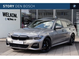 BMW 3 Serie Touring 330e High Executive Automaat / Panoramadak / Trekhaak / Sportstoelen / Laserlight / Comfort Access / Parking Assistant Plus / Active Cruise Control / Stuurverwarming