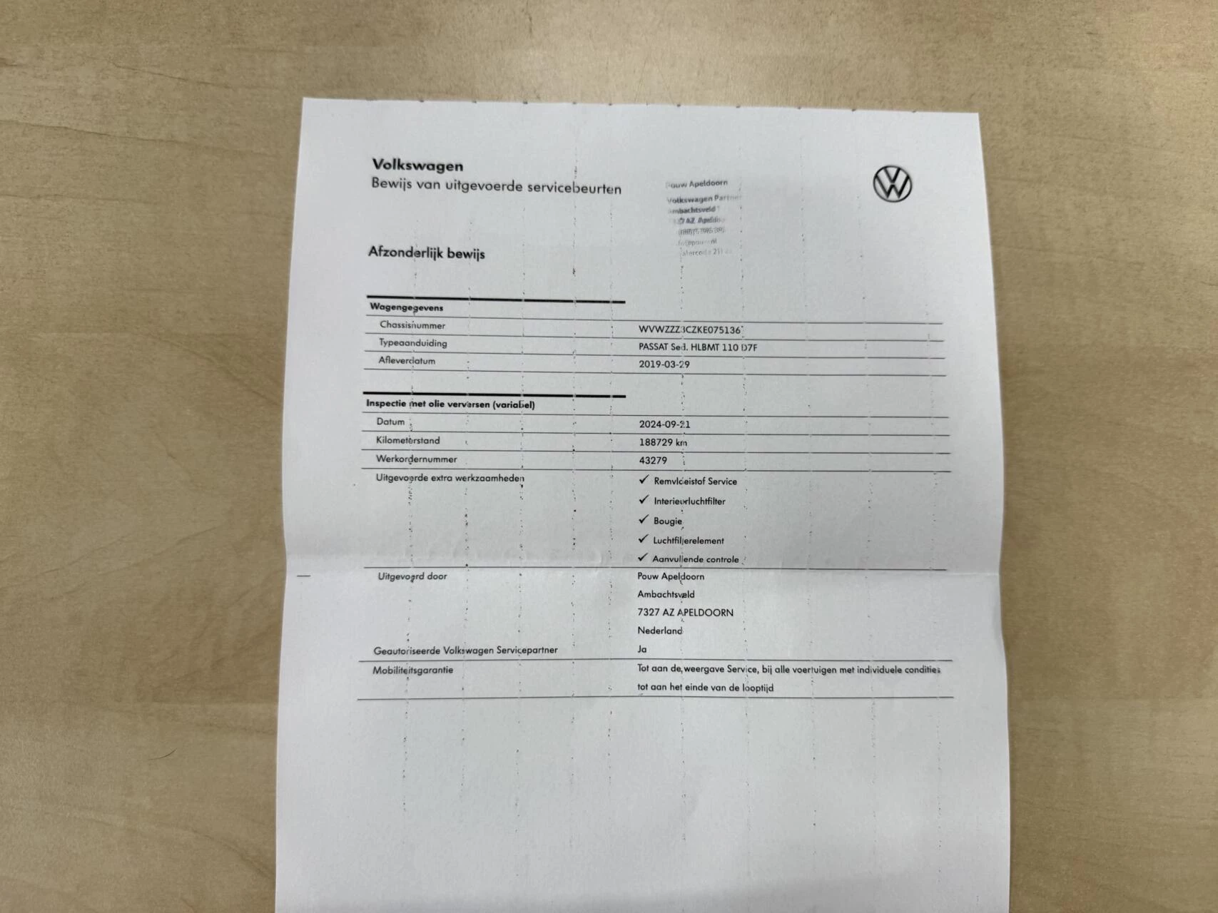 Hoofdafbeelding Volkswagen Passat