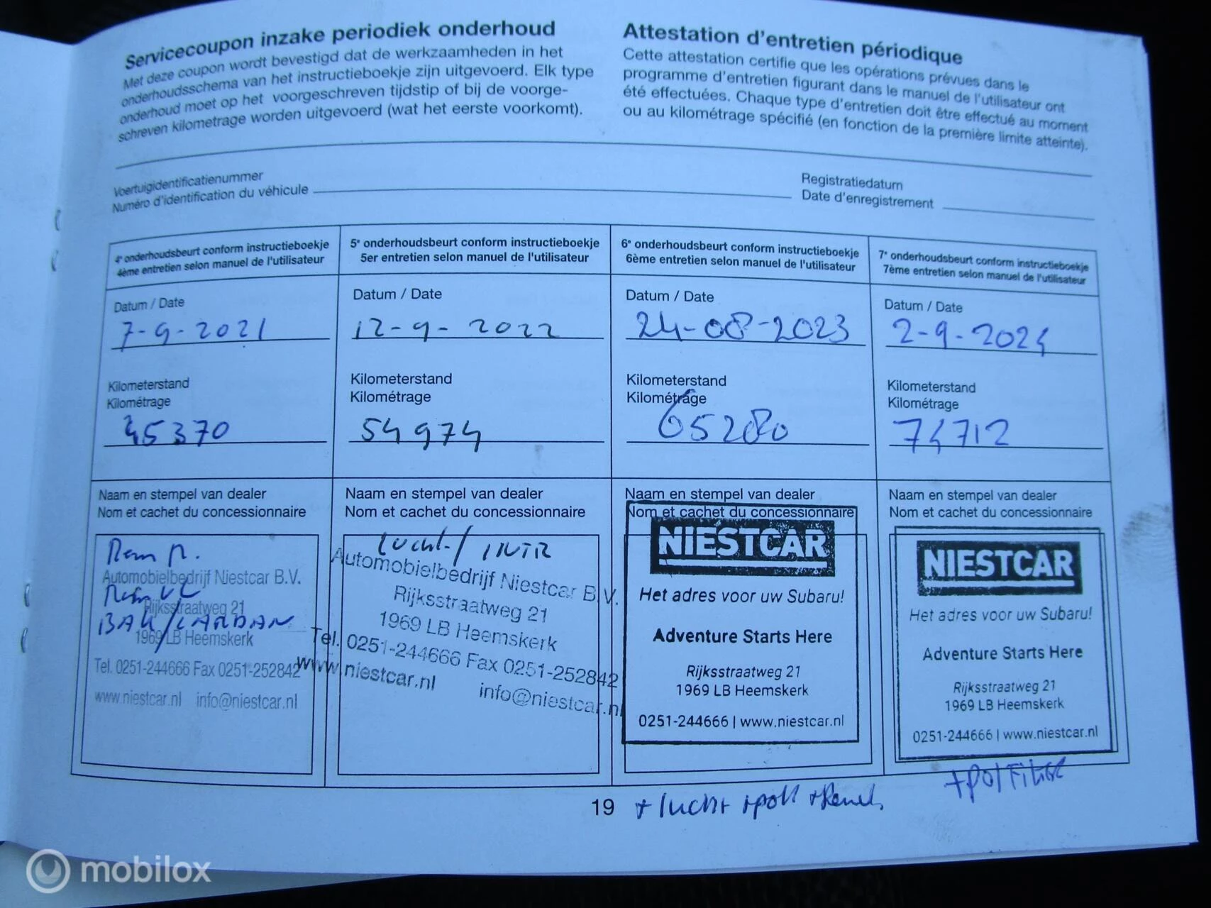 Hoofdafbeelding Subaru XV