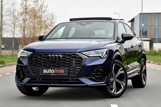 Audi Q3 Sportback 45 TFSI e 3x S-Line. Pano, ACC, Keyless, Sfeer, Dodeh, Camera, Matrix, 20'', Trekhaak, CarPlay!