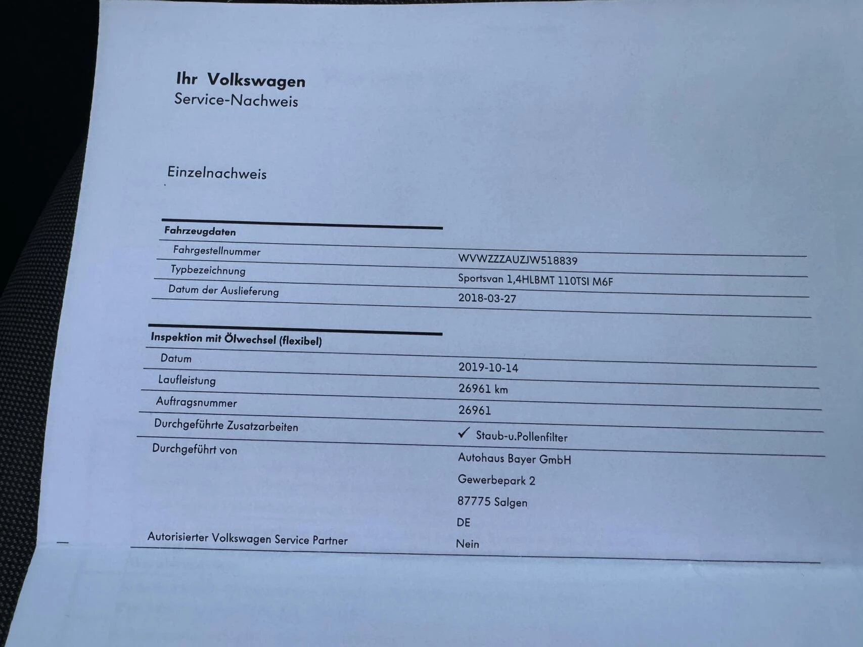 Hoofdafbeelding Volkswagen Golf Sportsvan