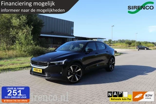 Polestar 2 Long Range Dual Motor Launch Edition 78kWh Black edition 360 cam stoel + stuurverwarming carplay pilot plus