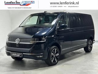 Volkswagen Transporter 2.0 TDI 204 pk DSG Aut. Dubbel Cabine Vol Opties Duo Leder, Side Assist, Parkeerhulp, 2x Elek. Schuifdeur, 18" LMV, 5-Zits