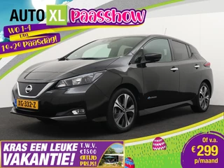 Nissan Leaf N-Connecta 40 kWh 88%SOH Carplay Navi 360*Camera Stuur+Stoelverw. 