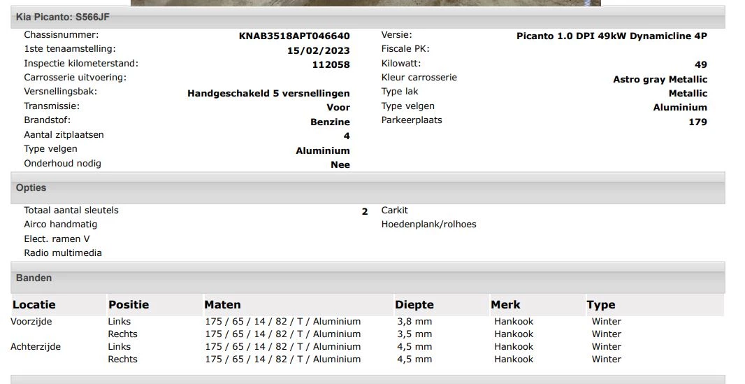 Hoofdafbeelding Kia Picanto