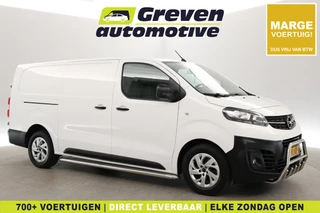 Opel Vivaro 2.0 CDTI L3H1 | MARGE | Airco | Cruise | 3 Zits | Camera | Trekhaak | Carplay | Navi | Parkeersens. | Bullbar