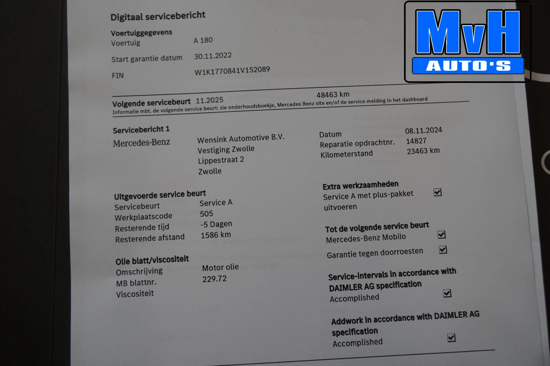 Hoofdafbeelding Mercedes-Benz A-Klasse