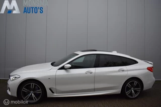 Hoofdafbeelding BMW 6 Serie BMW 630i GT M-Sport Mineralweiss Pano HUD Nappa Softclose 360°Camera Elek. trekhaak