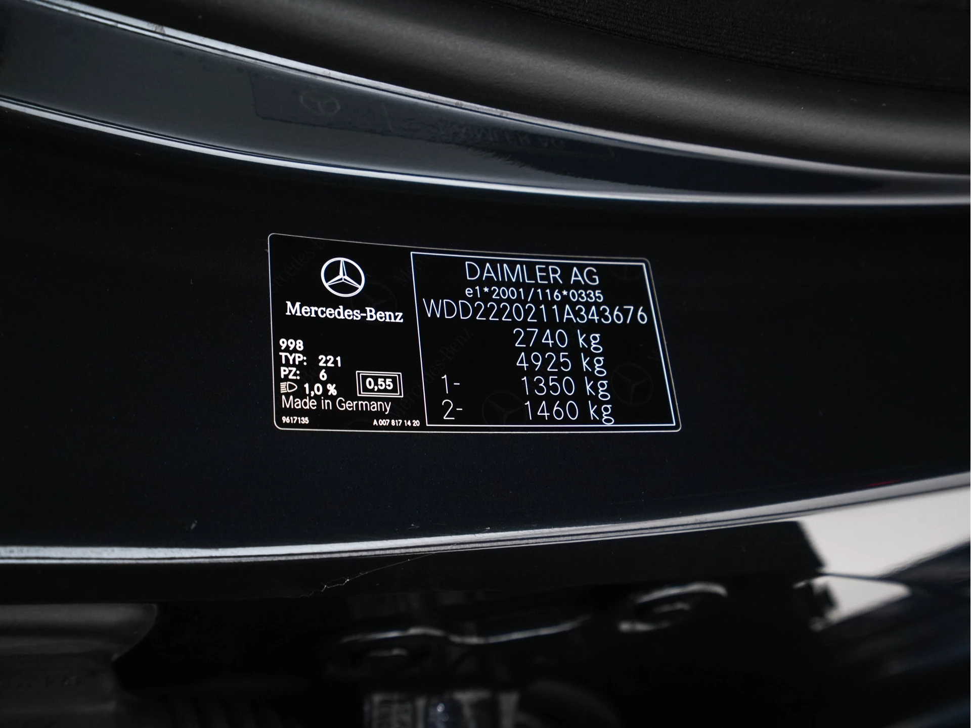 Hoofdafbeelding Mercedes-Benz S-Klasse