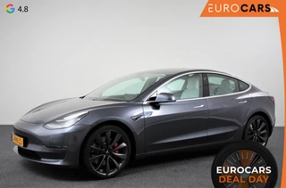Tesla Model 3 Performance AWD 462pk | Panorama dak | Navigatie | Climate Control  | Lichtmetalen Velgen | Leder