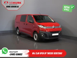 Citroën Jumpy 2.0 HDI 120 pk L3 DC Dubbel Cabine BPM VRIJ! 2x Schuifdeur/ 2.5t Trekverm./ PDC/ Cruise/ Airco