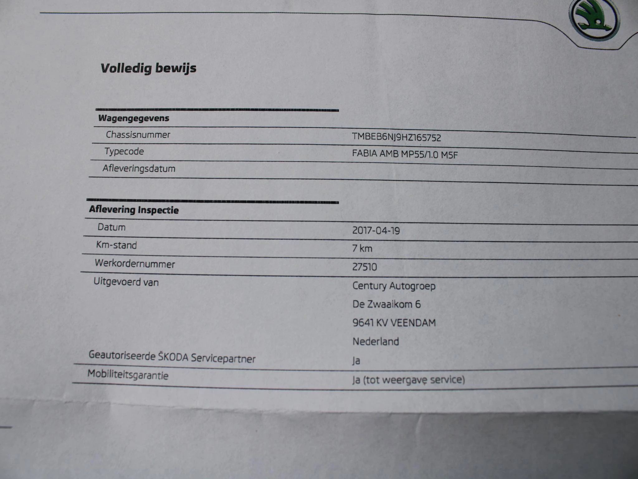 Hoofdafbeelding Škoda Fabia