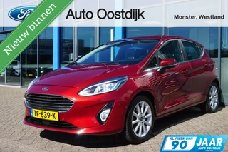 Ford Fiesta 1.0 EcoBoost Titanium 100PK Adaptieve Cruise Navi Camera Climate Verwarmde Voorruit B&O DAB Carplay Parkeersensoren *Compleet*