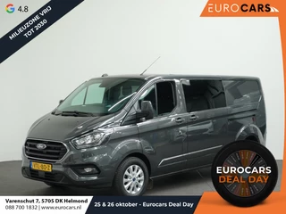 Ford Transit Custom 300 2.0 TDCI L2H1 Limited Dubbele Cabine Automaat Navigatie Airco 2 Schuifdeuren Trekhaak PDC  Carplay  DAB