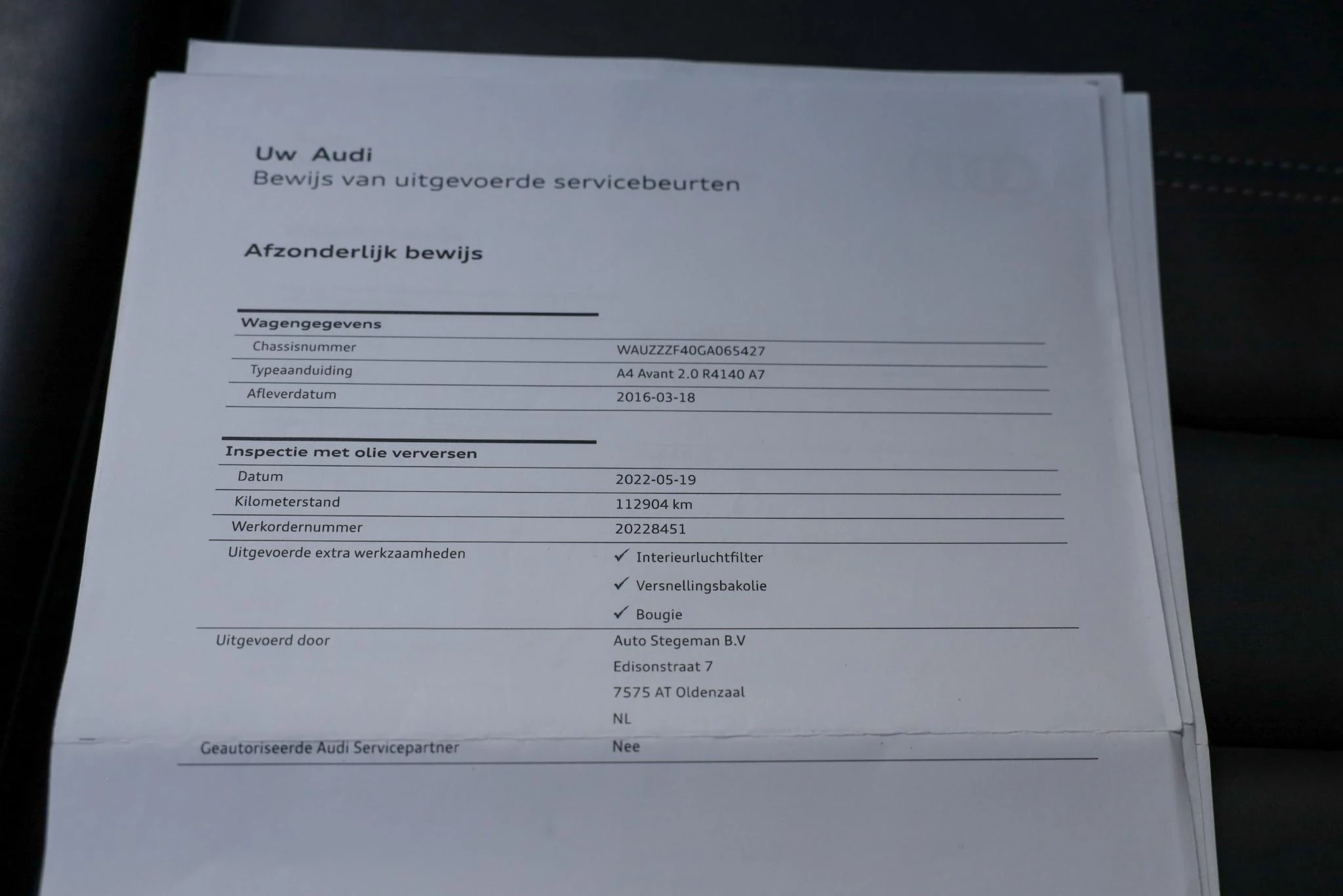 Hoofdafbeelding Audi A4