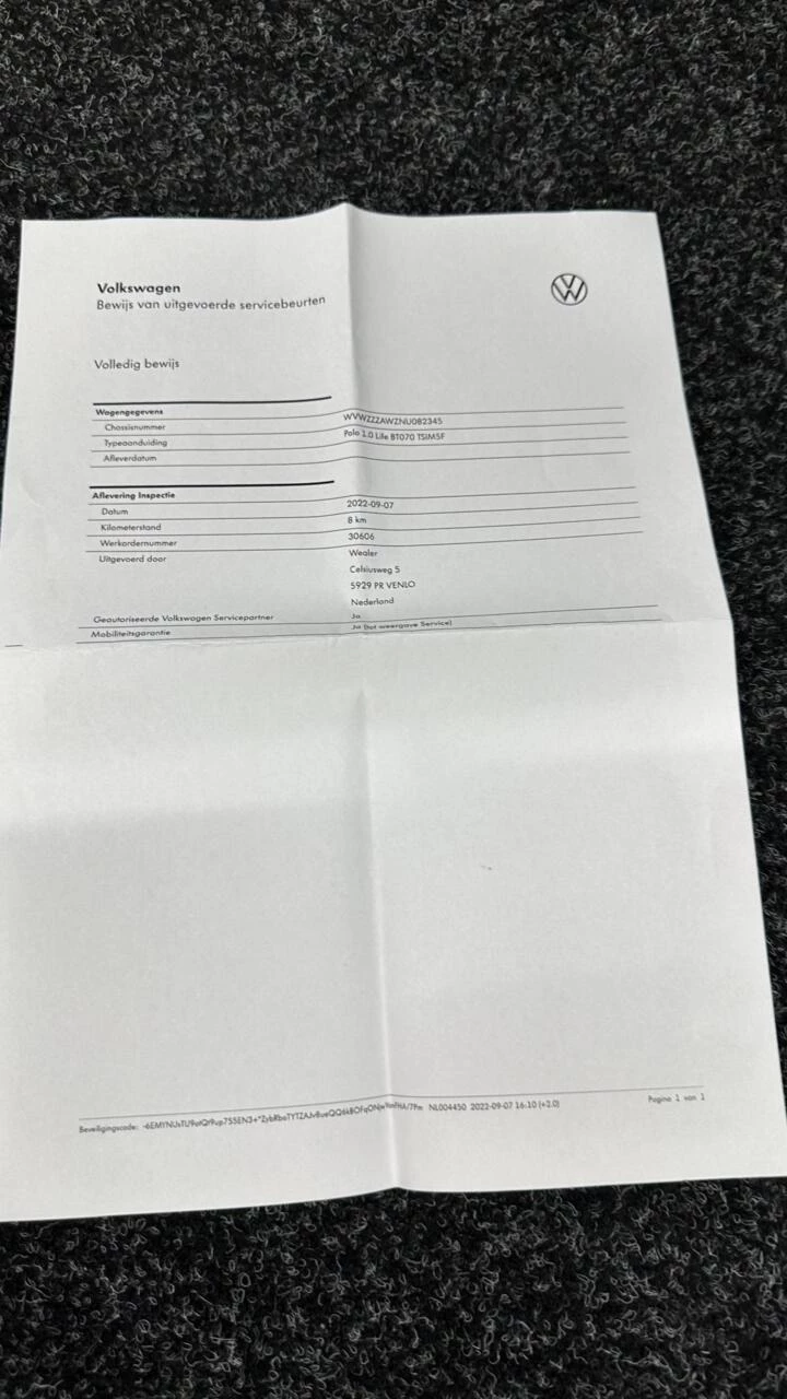 Hoofdafbeelding Volkswagen Polo