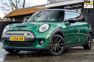 Mini Mini Electric Charged 33 kWh SOH 100% I Harman Kardon I Head-Up I Sfeerverlichting I Camera I BTW I British Racing Green