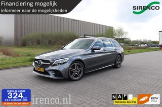 Hoofdafbeelding Mercedes-Benz C-Klasse Mercedes C-klasse Estate 200  AMG 184 pk adaptive cruise & climate control  stoelverwarming  el klep led leder camera