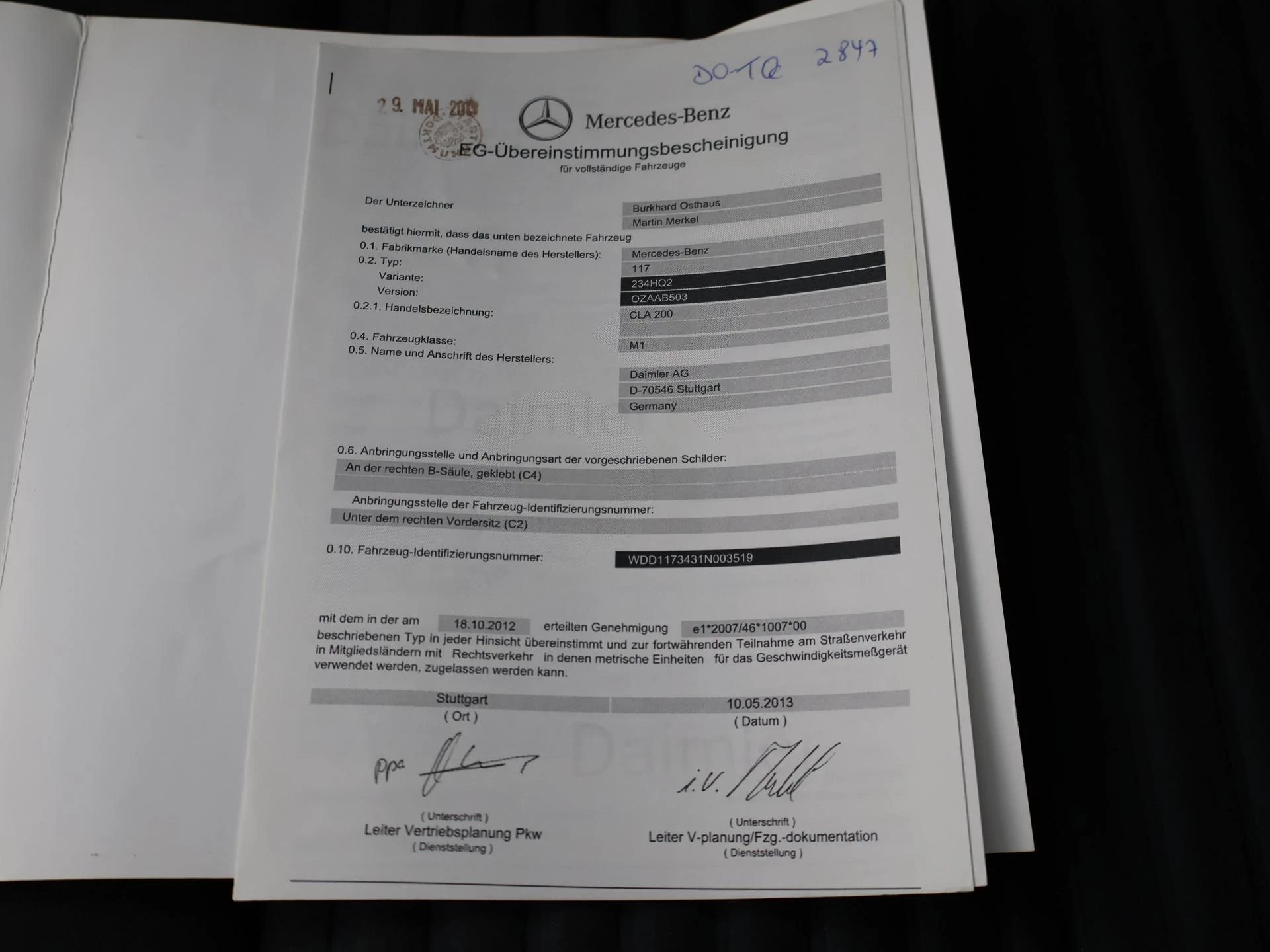 Hoofdafbeelding Mercedes-Benz CLA