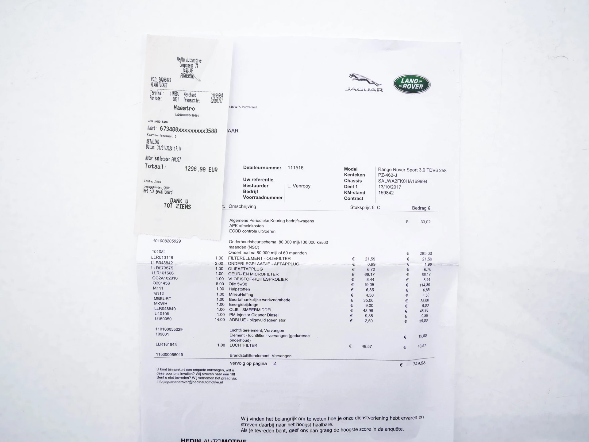 Hoofdafbeelding Land Rover Range Rover Sport