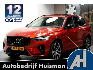Volvo XC60 2.0 T8 AWD Recharge LONG RANGE 335kW/455pk Aut8 Ultimate Dark LUCHTVERING + HARMAN/KARDON + PANORAMADAK + EL.TREKHAAK + CRUISE + LANE ASSIST + STOELMASSAGE + STOELVERWARMING&-VENTILATIE + 360 CAMERA + KEYLESS + PARKSENSOREN + 21" LM-VELGEN!!