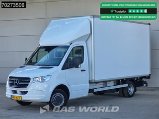 Mercedes Sprinter 516 CDI Automaat Laadklep Trekhaak Dubbellucht Navi MBUX Lat-om-Lat Meubelbak Koffer 20m3 Airco Trekhaak Cruise control