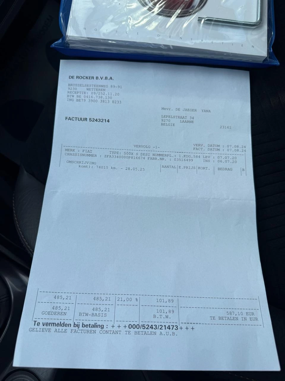 Hoofdafbeelding Fiat 500X