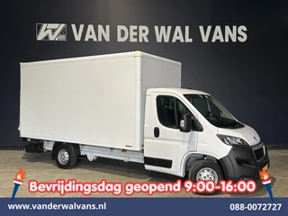 Peugeot Boxer 2.2 BlueHDi 141pk Bakwagen 436cm Lang Laadklep Euro6 Airco | Cruisecontrol | 955kg laadvermogen Bijrijdersbank