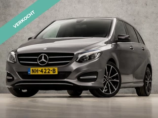 Mercedes-Benz B-Klasse 180 Luxury Sport (GROOT NAVI, CAMERA, TREKHAAK, LEDER, SPORTSTOELEN, GETINT GLAS, CRUISE, LED KOPLAMPEN, ZWART HEMEL, NIEUWSTAAT)