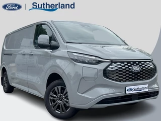 Ford E-Transit Custom 340 L2 Limited/Titanium 65 kWh / 218pk | SCI | Ford voorraad | Premium Lak: Grey Matter, Limited interieurbekleding, verwarmbare passagiersstoel (8-weg verstelbaar), centrale dubbele vergrendeling, 17 inch lichtmetalen velgen, Driver Assistance Pack, AGM Accu, BEV 3-fase oplaadkabel (mode 3, 32A, 10m) Vehicle Integration System Ford Voorraad