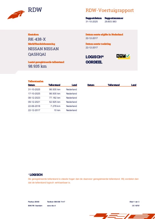 Hoofdafbeelding Nissan QASHQAI