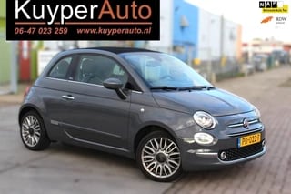 Fiat 500 C 0.9 TwinAir Turbo Lounge cabrio 1 e eig navi clima cruise sensoren nap