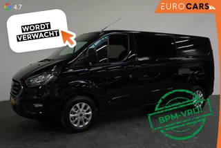 Ford Transit Custom 300 2.0 TDCI 130pk AutoL2H1 Limited Dubbele cabine Ford Transit Custom 300 2.0 TDCI L2H1 Limited Dubbele cabine  Navi Airco 2 Schuifdeuren Trekhaak PDC Carplay DAB
