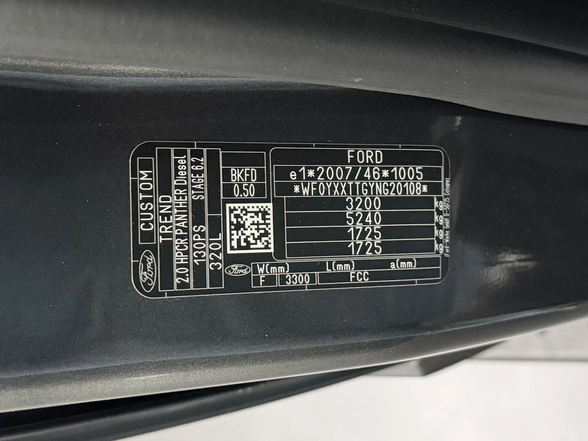 Hoofdafbeelding Ford Transit Custom