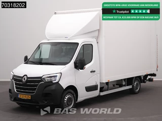 Renault Master 165PK Laadklep Zijdeur Bakwagen LED Airco Cruise 165PK Lat om Lat Meubelbak Koffer Lat D'Hollandia Euro6 Meubelbak Koffer Airco Cruise control