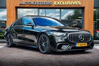 Mercedes-Benz S-klasse 500 4MATIC AMG Line 63 Panoramadak Massage Achterasbesturing Stoelvent. Leder Exclusief 21''LM