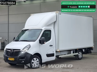 Opel Movano 165PK Laadklep Zijdeur Bakwagen Navi Airco Cruise LED Lat om Lat Meubelbak Koffer 21m3 Airco Cruise control