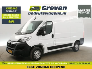 Citroën Jumper 2.2 BlueHDi L2H2 | MARGE! | 140PK Airco Cruise Navigatie 3 Persoons PDC Bluetooth Elektrpakket Schuifdeur