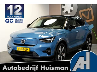 Volvo C40 Recharge 300kW/408pk Aut. Twin Intro Edition 78 kWh WARMTEPOMP + PANORAMADAK + HARMAN/KARDON + EL.TREKHAAK + LEER/ALCANTARA + PILOT ASSIST + BLIS + EL.STOELEN + STOEL-&STUURVERWARMING + LANE ASSIST + ADAPT.CRUISE + 360 CAMERA + PARKSENSOREN + 19" LM-VELGE