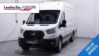 Ford Transit 2.0 TDCi 130 pk L4H3 Trend Navi, Camera Apple Carplay, Lane Assist, PDC V+A, 270 Graden Deuren, 3-Zits