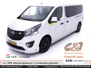 Opel Vivaro 1.6 CDTI L2H1 Dubbele cabine irmscher # 174 luxe leder navi cruise lease 346,- p/md