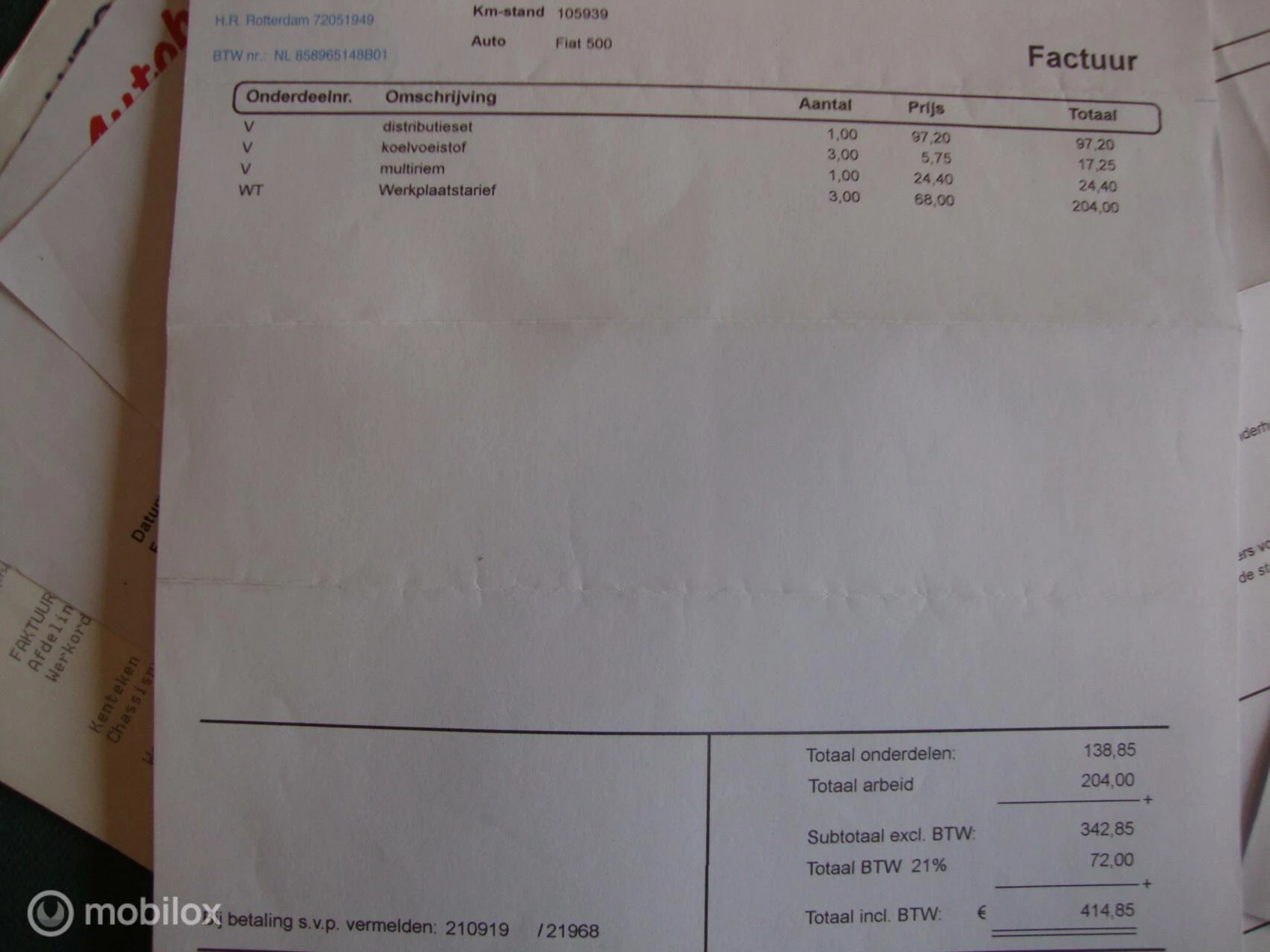 Hoofdafbeelding Fiat 500C